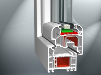 Plastové okno ALUPLAST 4000 roundline - 5 komorový profil